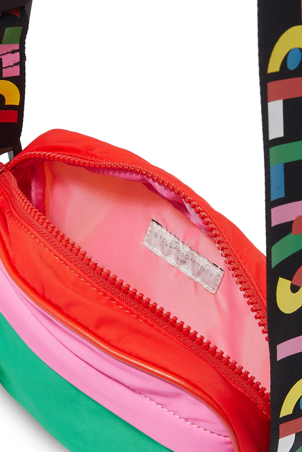 حقيبة كاميرا مقسمة لألوان بشعار الماركة للأطفال